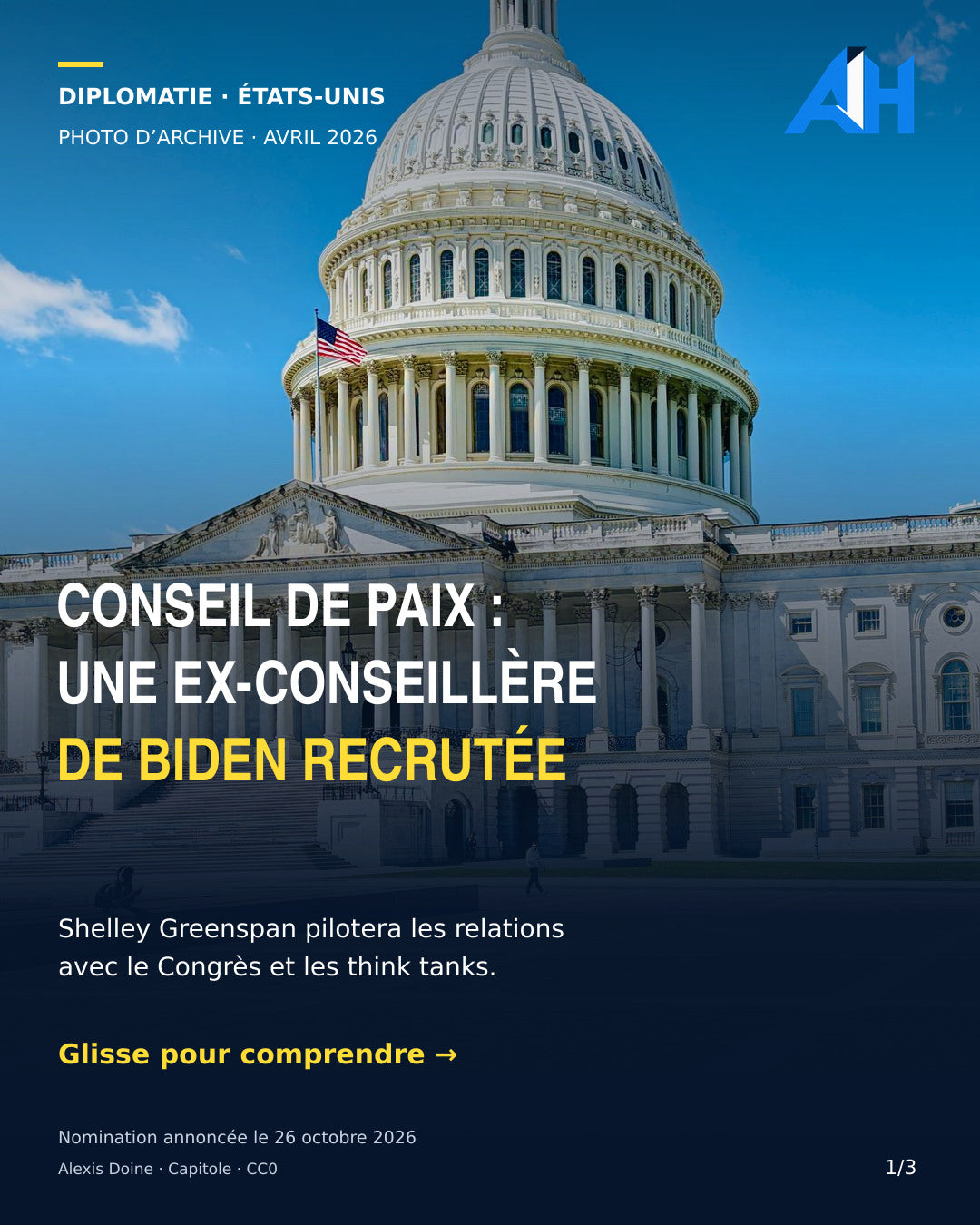 Shelley Greenspan rejoint le Conseil de paix pour ses relations avec le Congrès