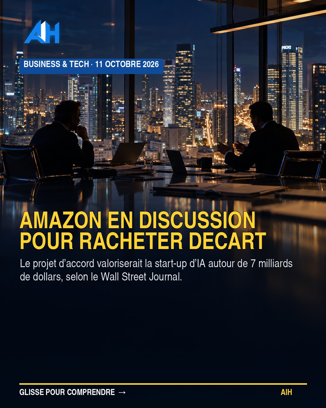Amazon en discussions pour racheter Decart autour de 7 milliards de dollars, selon le WSJ