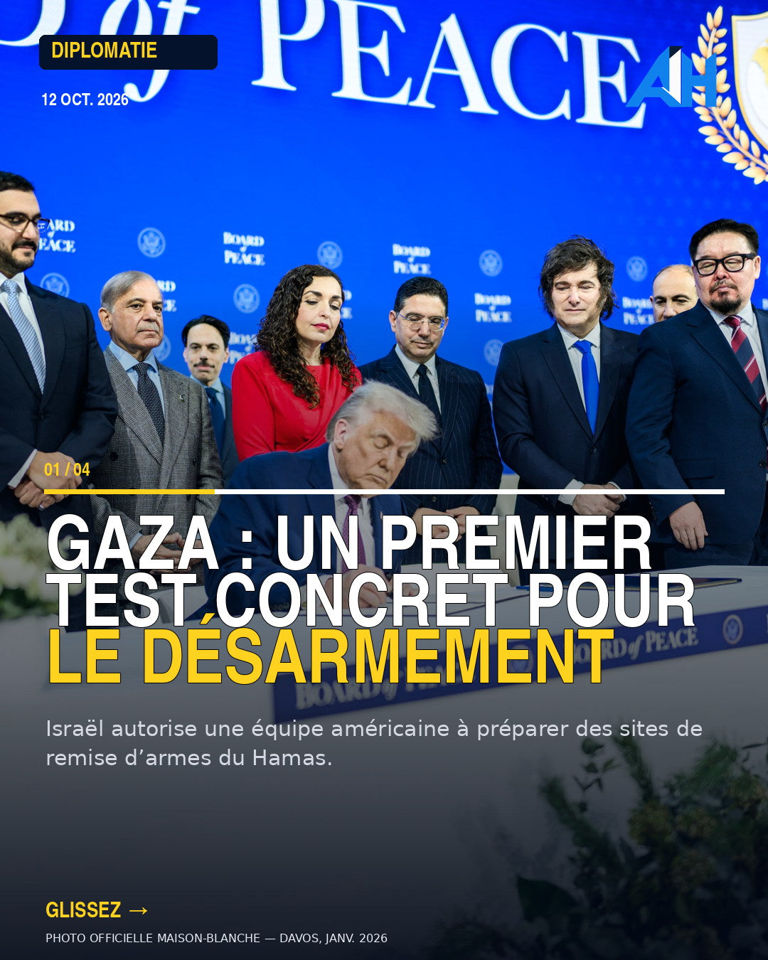 Gaza : Israël autorise une société américaine à préparer des sites de remise d’armes, selon Kan