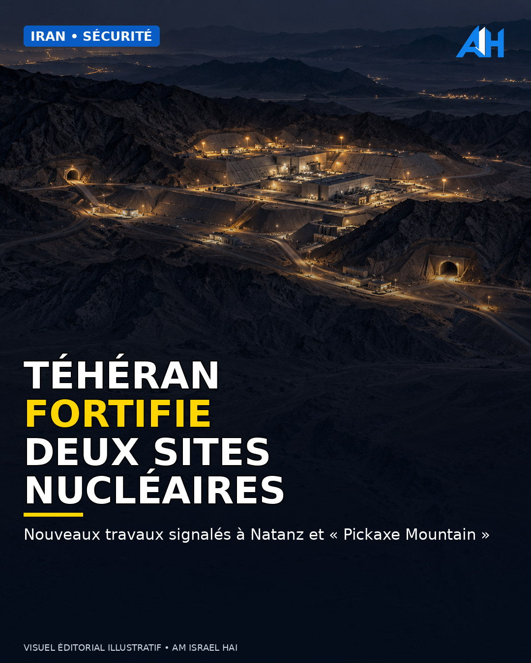 Iran : Téhéran fortifierait deux sites nucléaires et menacerait d’élargir sa riposte