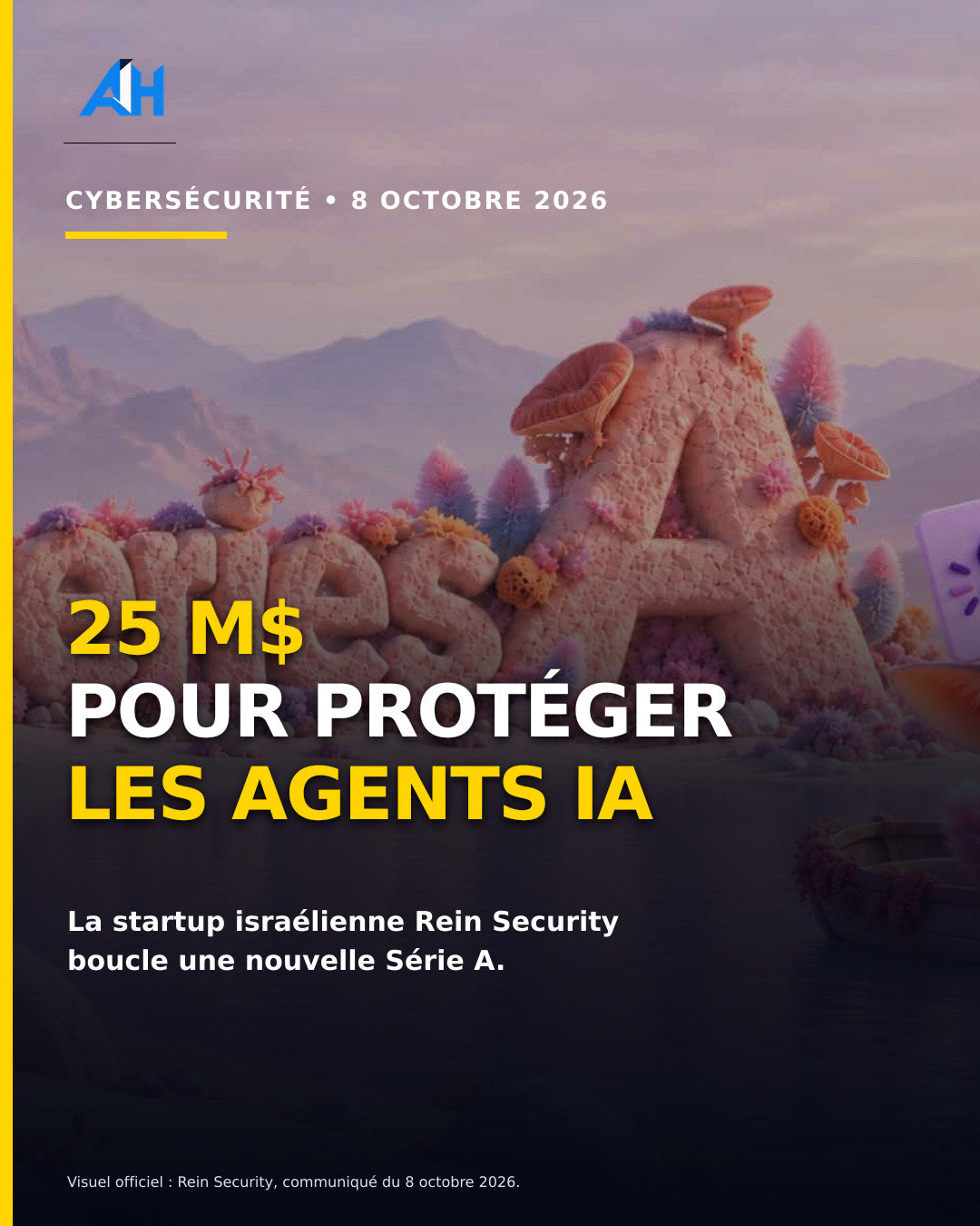 Rein Security lève 25 millions de dollars pour sécuriser les agents IA
