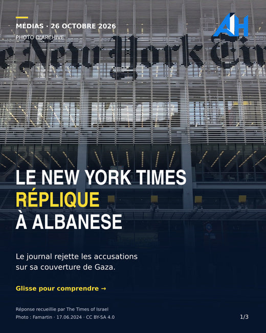 Gaza : le New York Times rejette les accusations de Francesca Albanese sur sa couverture