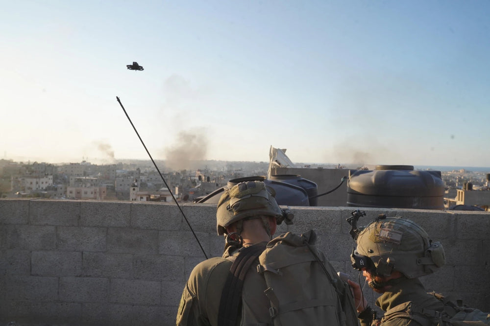 Un drone utilisé par l’armée israélienne, photographie d’illustration — unité du porte-parole de Tsahal, CC BY-SA 3.0