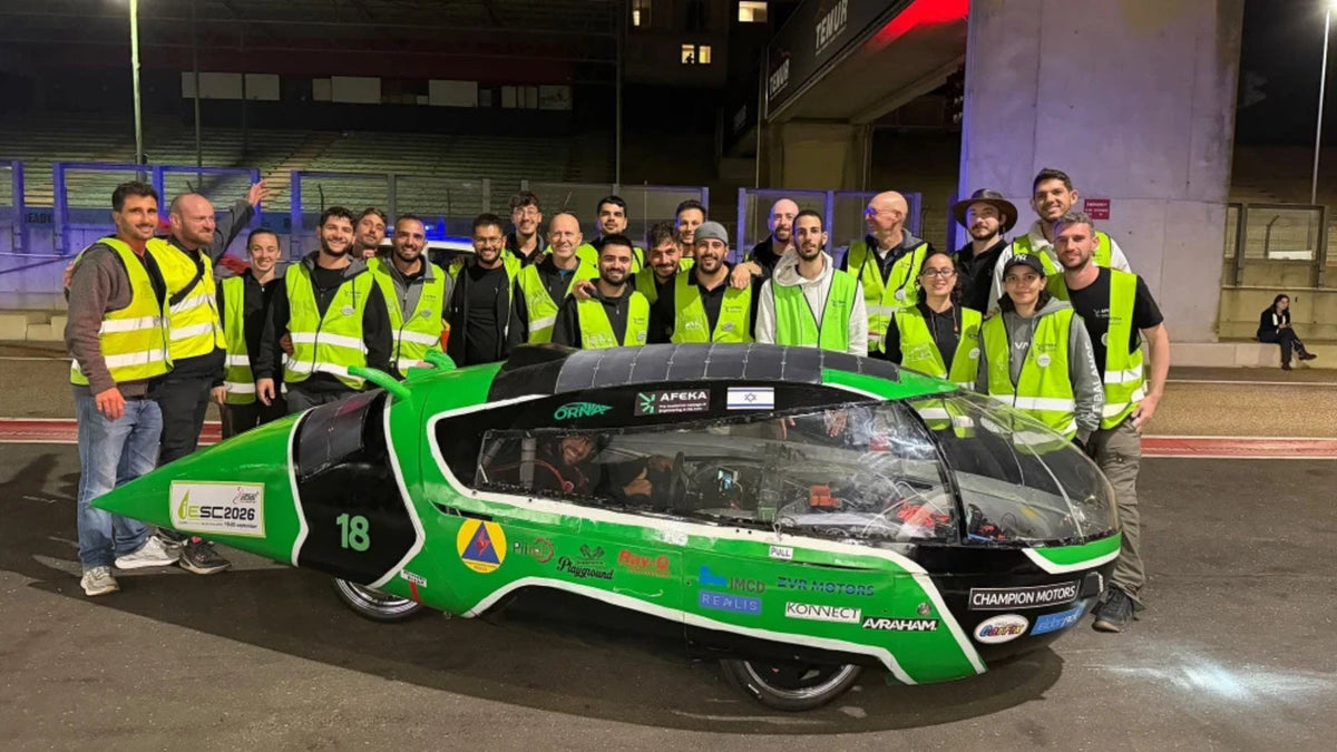 Afeka : une voiture solaire israélienne parcourt près de 800 km en 24 heures