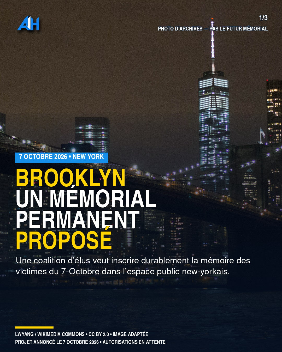 Brooklyn : un mémorial permanent du 7-Octobre proposé à Gravesend