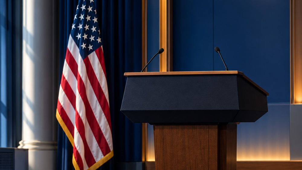 Salle de conférence à Washington illustrant la stratégie américaine contre l’antisémitisme