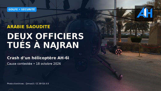 Arabie saoudite : deux officiers tués dans le crash d’un hélicoptère à Najran
