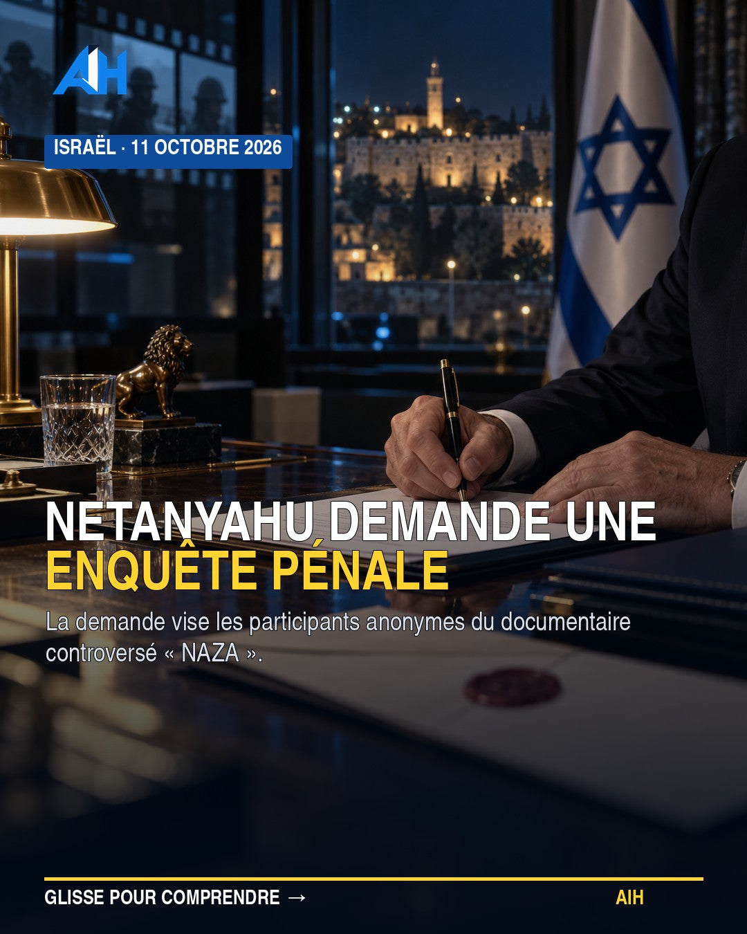 Documentaire « NAZA » : Netanyahu demande une enquête pénale sur les témoignages anonymes