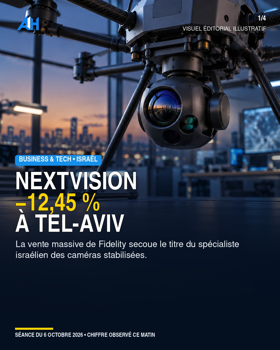 NextVision : commande de 24 M$, mais le titre chute après la vente de Fidelity