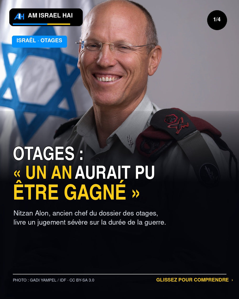 Nitzan Alon et sa déclaration sur la possibilité de ramener les otages environ un an plus tôt