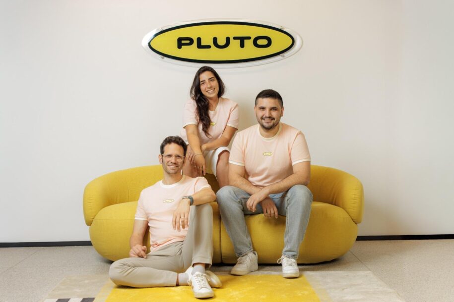 Fondateurs de Pluto Security : Tal Ofer Regev, Shahar Bahat et Gil Maman. Omer Hacohen / Pluto Security, communiqué FinanceWire.