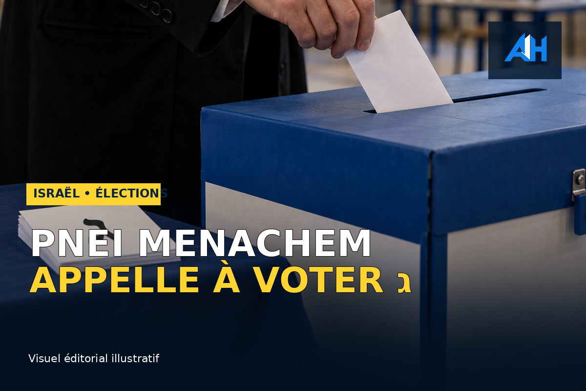 Israël : après des années d’écart, Pnei Menachem appelle à voter Judaïsme unifié