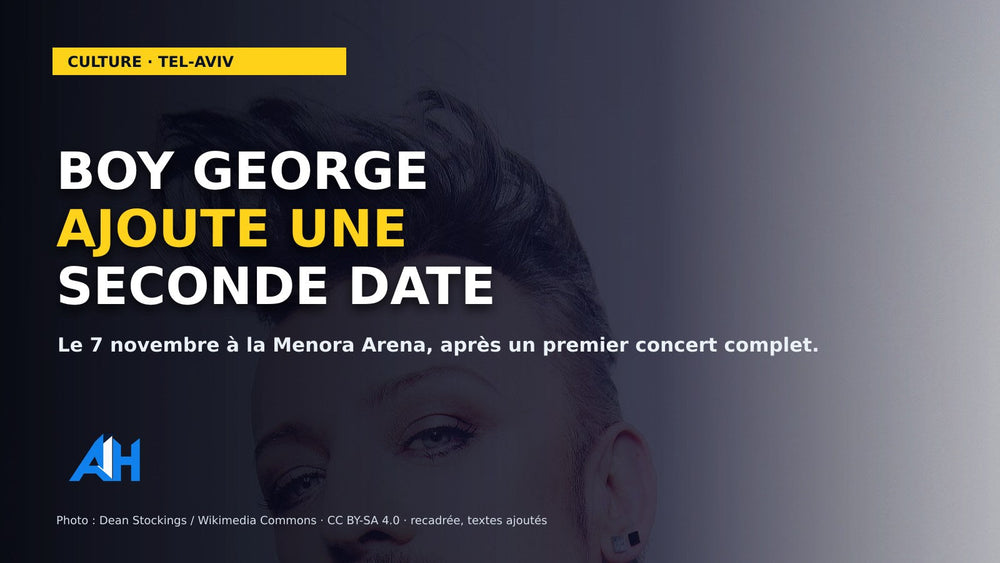 Boy George ajoute une seconde date à Tel-Aviv le 7 novembre 2026