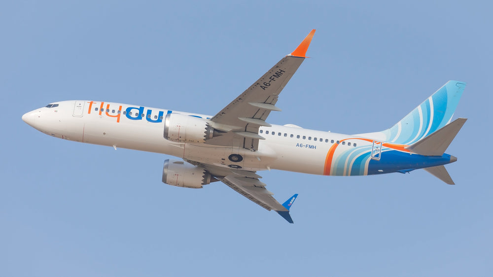 Un Boeing 737 MAX 8 de Flydubai au départ de Tel-Aviv — Ronen Fefer, CC BY-SA 2.0 via Wikimedia Commons