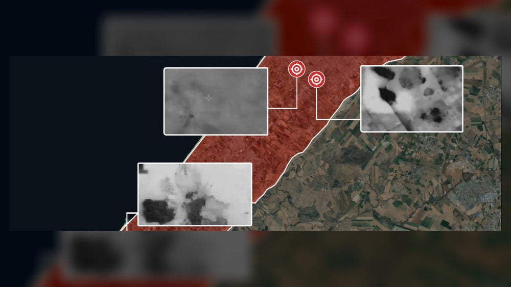 Gaza : carte officielle montrant les quatre dépôts d’armes détruits selon Tsahal et le Shin Bet