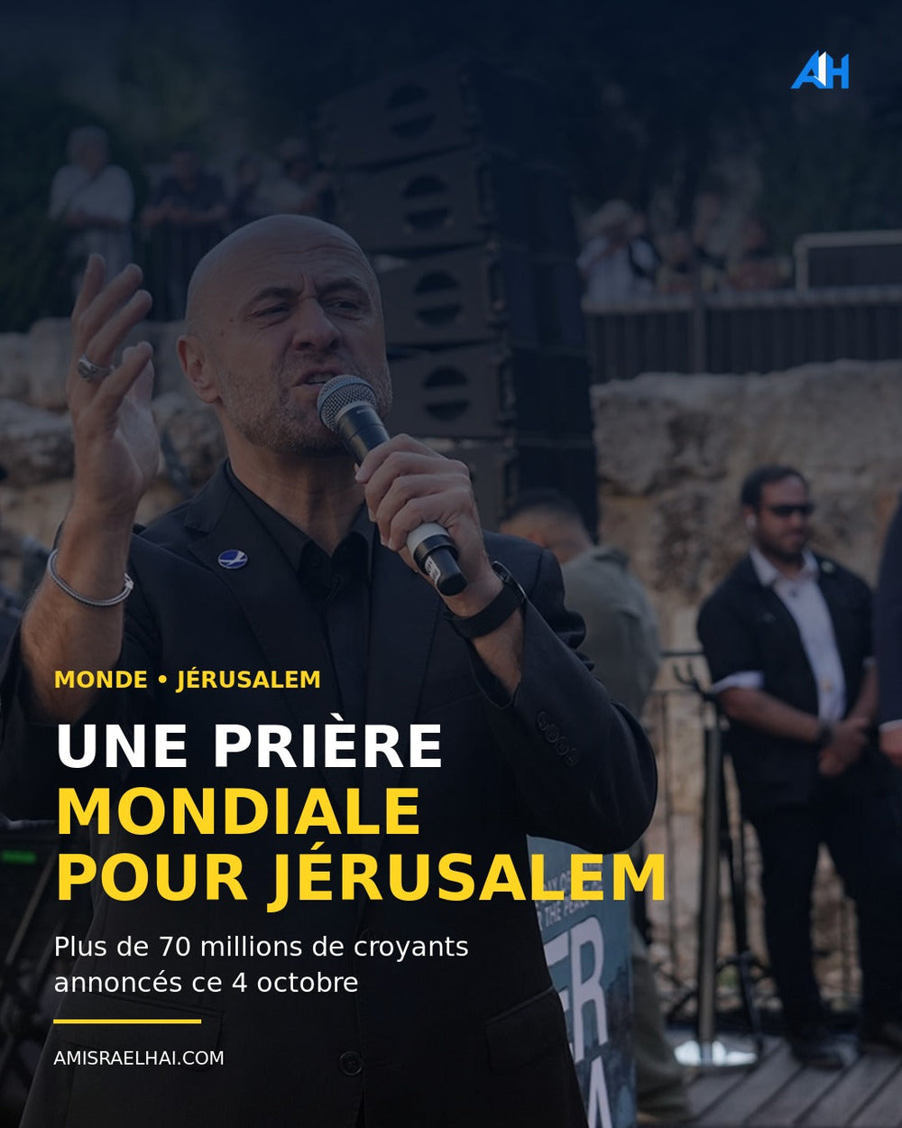 Journée mondiale de prière pour la paix de Jérusalem, 4 octobre 2026
